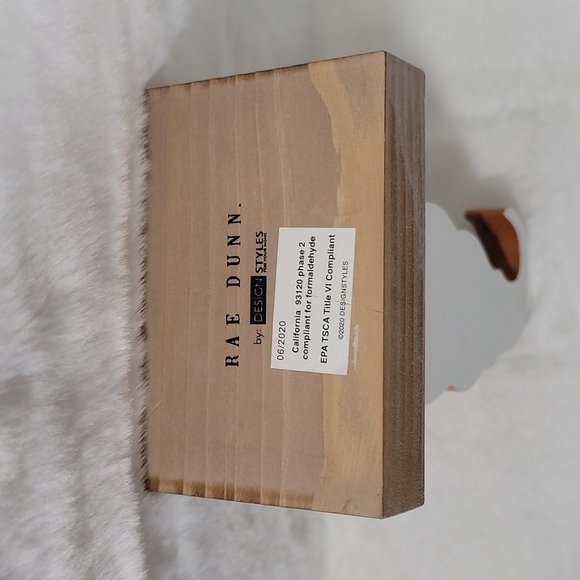 Rae Dunn Thankful Wooden Gnome Sign - Picture 6 of 6